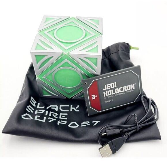 2024 Star Wars Galaxy's Edge 2.0 Sith and Jedi Holocron + 6 NEW KYBER CRYSTALS - Picture 4 of 4